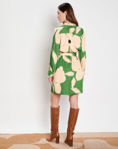 Abito corto Green Flore