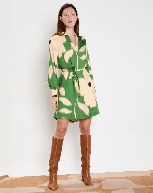 Abito corto Green Flore