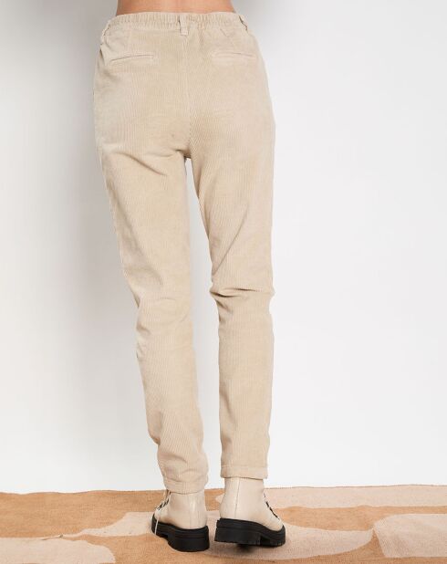 Pantalon Elastique Ingrid écru