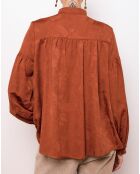 Chemise Loose Camelia terracotta