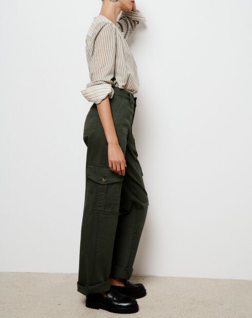 Pantalon Cargo Denise kaki