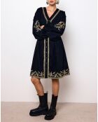 Robe courte Loubna noire