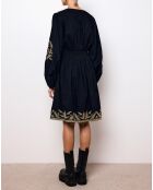 Robe courte Loubna noire