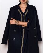 Robe courte Loubna noire