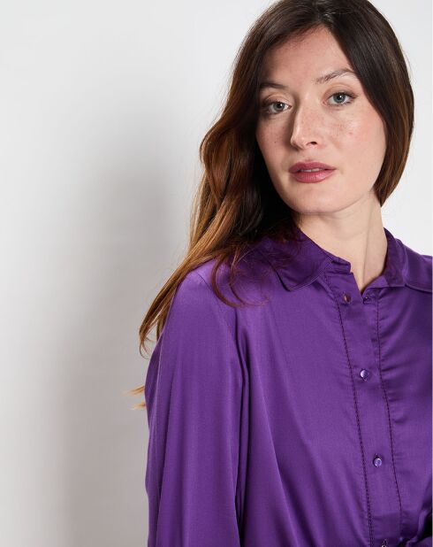 Chemise Evasée Phily violette