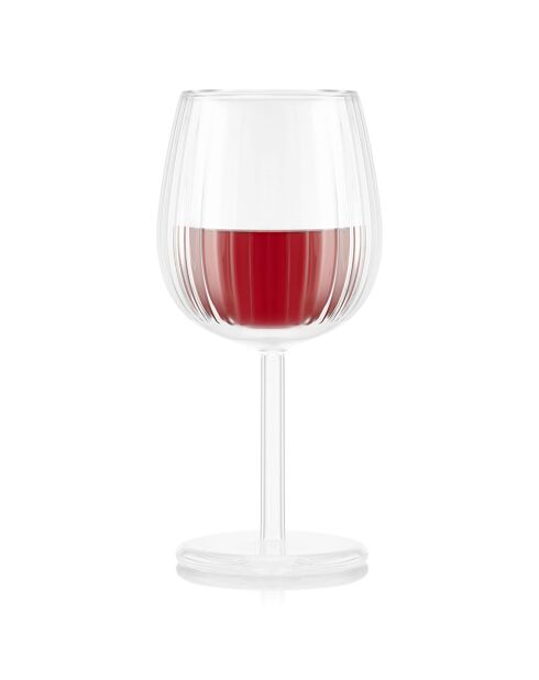 2 Verres à vin rouge double paroi - 0.3 L