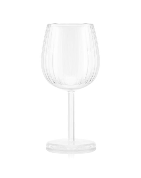 2 Verres à vin rouge double paroi - 0.3 L