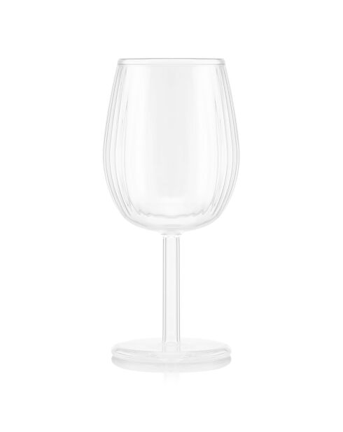 2 Verres à vin blanc double paroi -  0.2 L