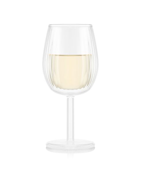 2 Verres à vin blanc double paroi -  0.2 L