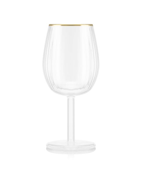 2 Verres à vin blanc double paroi -  0.2 L