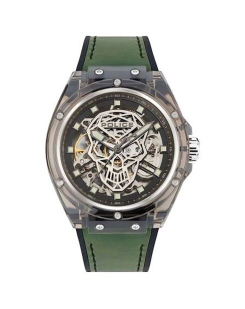 Montre Homme en Silicone verte