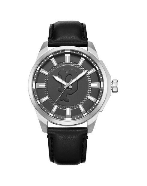 Montre Homme en Cuir noire