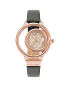 Montre Femme en Cuir grise