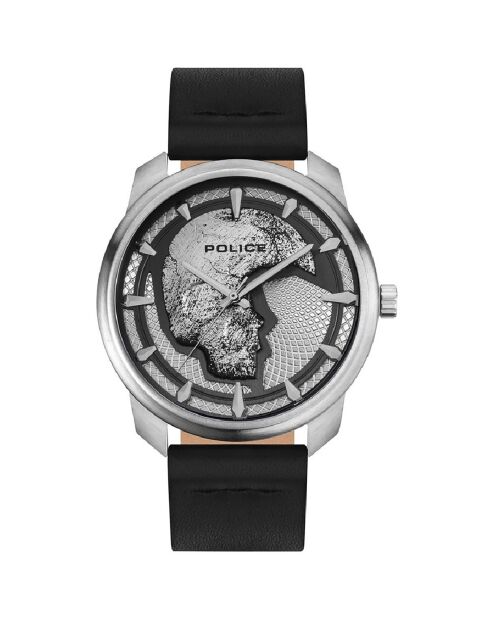 Montre Homme en Cuir noire