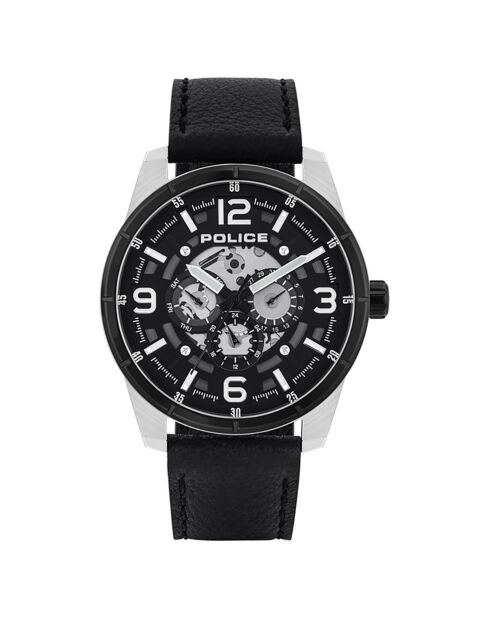 Montre Homme en Cuir noire