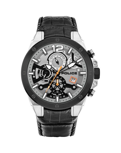 Montre Homme en Cuir noire