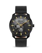 Montre Homme en Cuir noire