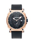 Montre Homme en Cuir noire