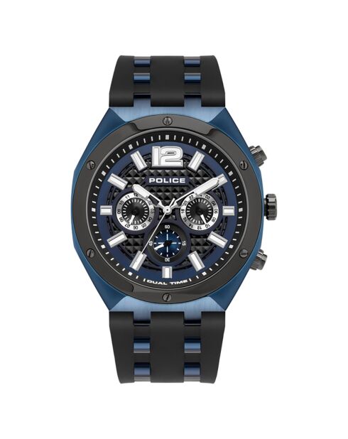 Montre Homme en Silicone bleue