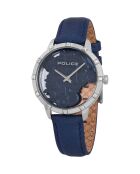 Montre Femme en Cuir bleue