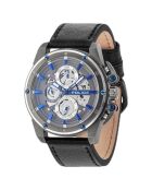 Montre Homme en Cuir noire