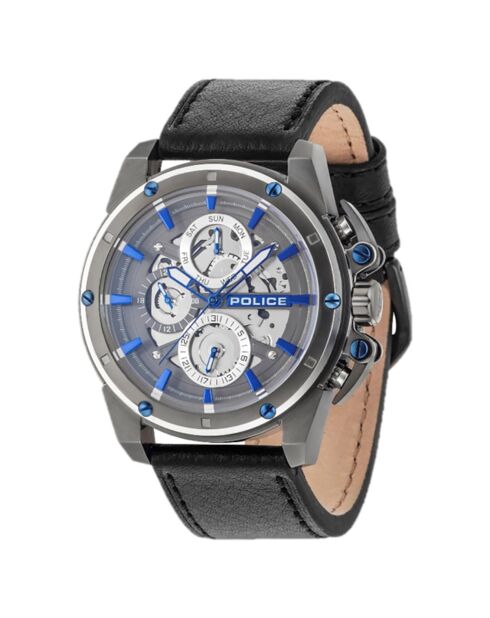 Montre Homme en Cuir noire