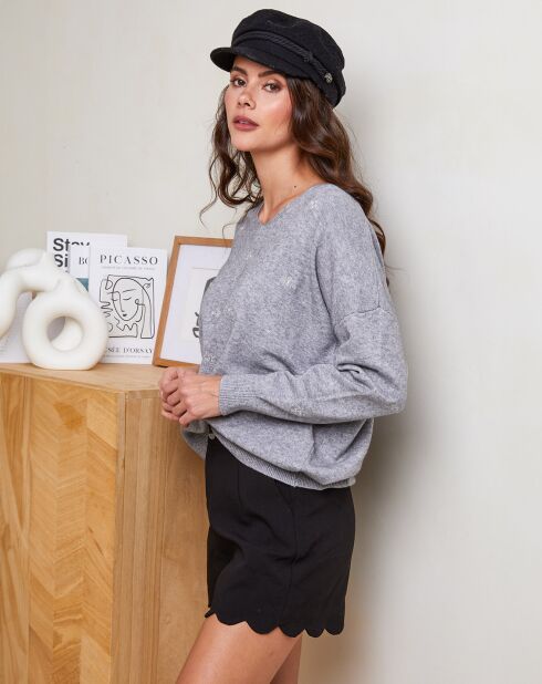 Pull Louise gris