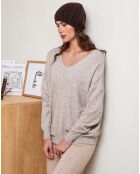 Pull Louise taupe