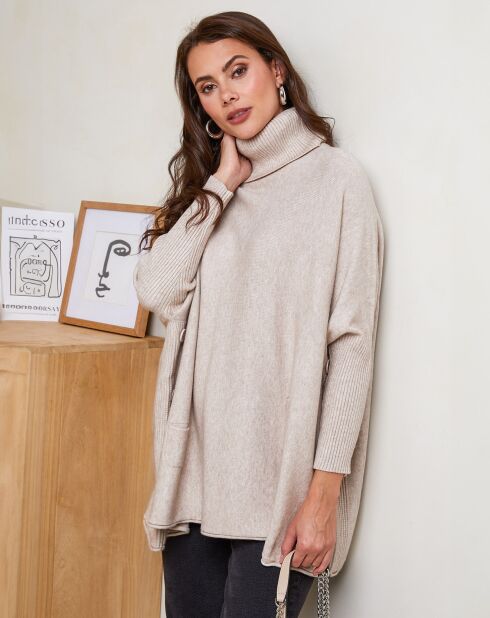 Pull Ambre taupe