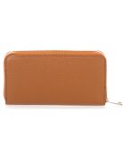 Portefeuille en Cuir Phoebe cognac - 21x2x12 cm