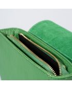 Sac à main en Cuir Clara vert - 19x6x12