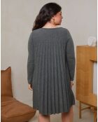 Robe Ambre vert kaki