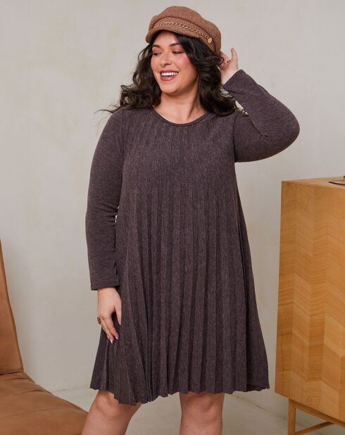 Robe Jade taupe