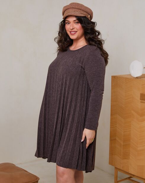 Robe Jade taupe