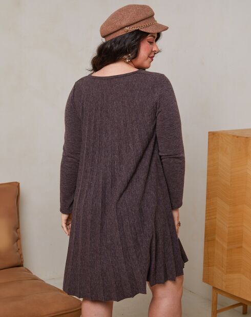Robe Jade taupe