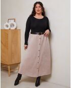 Jupe Rose beige