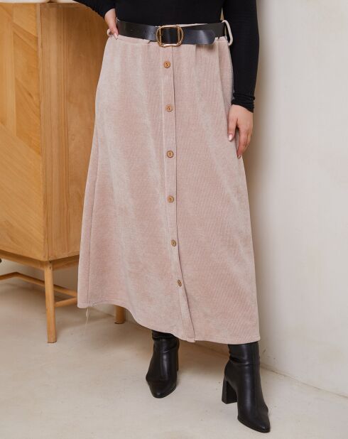 Jupe Rose beige