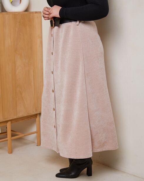Jupe Rose beige