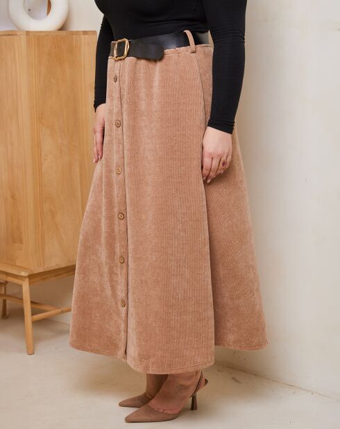 Jupe Rose camel