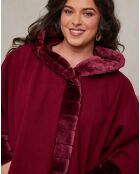 Manteau Louna rouge bordeaux