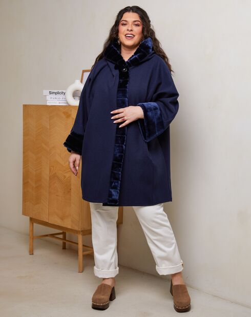 Manteau Louna bleu marine