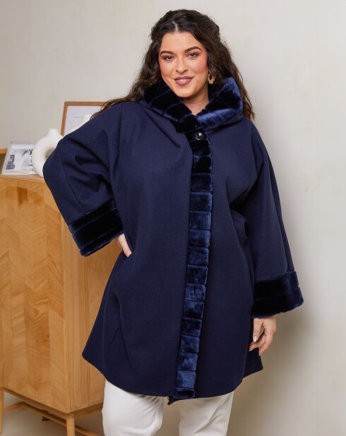 Manteau Louna bleu marine