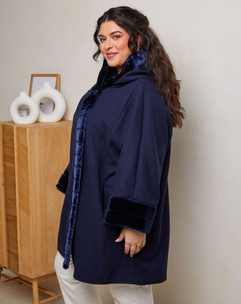 Manteau Louna bleu marine
