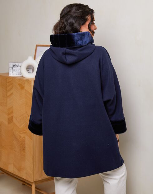Manteau Louna bleu marine