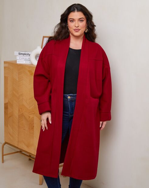 Manteau Sarah rouge