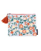 Pochette fleur céleste - 20x26x1.5 cm