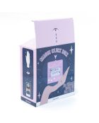 Coffret en Bois de 25 phrases pour une vie heureuse rose - 17x8x17.8 cm