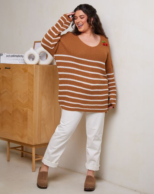 Pull Victoire camel