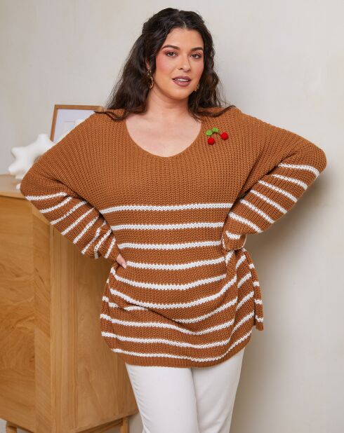 Pull Victoire camel