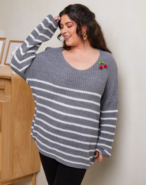 Pull Victoire gris